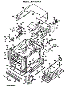 Oven parts for Ge Oven JRP14GJ5 from AppliancePartsPros.com