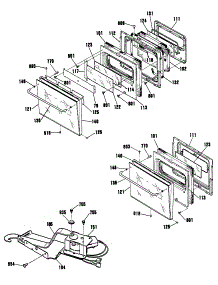 03 - Section3 parts for Ge Oven JKP26GP4BG from AppliancePartsPros.com