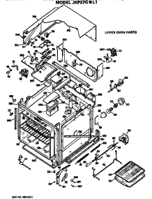 Upper Oven parts for Ge Oven JKP37G*L1WG from AppliancePartsPros.com