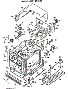 Main Body parts for Ge Oven JRP14G*07 from AppliancePartsPros.com