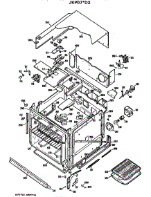 Main Body parts for Ge Oven JKP07*D2 from AppliancePartsPros.com