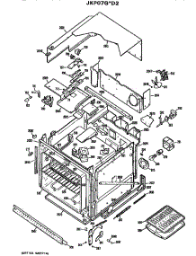 Main Body parts for Ge Oven JKP07G*D2 from AppliancePartsPros.com
