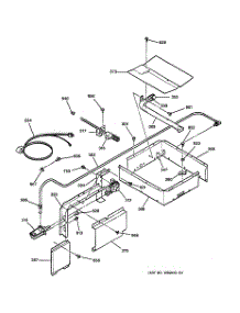 02 - Burner parts for Ge Oven HMV24CEWABB from AppliancePartsPros.com