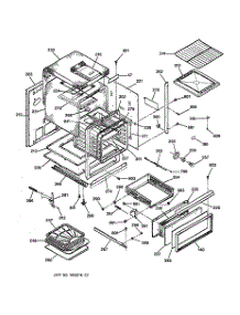 03 - Body Parts parts for Ge Oven HMV24CEWAN from AppliancePartsPros.com