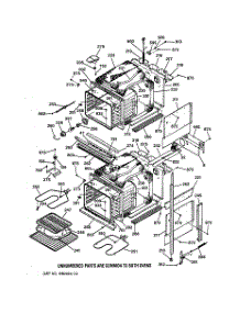 02 - Body Parts parts for Ge Oven JKP45WW1WW from AppliancePartsPros.com