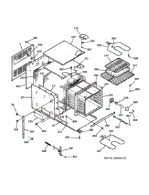 02 - Body Parts parts for Ge Oven JRP15BW2BB from AppliancePartsPros.com