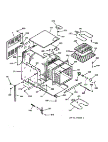 02 - Body Parts parts for Ge Oven JRP15BW1BB from AppliancePartsPros.com