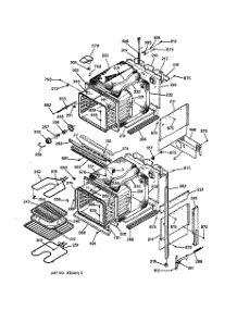 02 - Body Parts parts for Ge Oven JKP27WW1WW from AppliancePartsPros.com