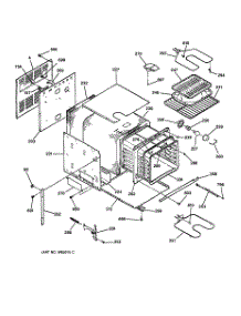 02 - Body Parts parts for Ge Oven JRS04BW1BB from AppliancePartsPros.com