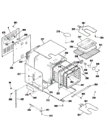02 - Section2 parts for Ge Oven JRS04GP2BG from AppliancePartsPros.com