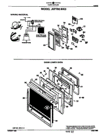 Wiring Material parts for Ge Oven JKP78GK3 from AppliancePartsPros.com