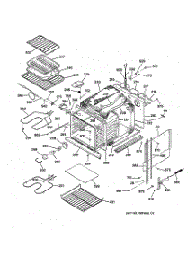 02 - Body Parts parts for Ge Oven ZEK737BW2BB from AppliancePartsPros.com