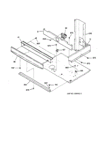 03 - Spacer parts for Ge Oven JTP56BW1BB from AppliancePartsPros.com