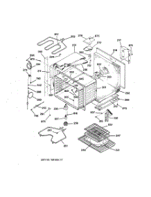 02 - Upper Body parts for Ge Oven JT950SY1SS from AppliancePartsPros.com