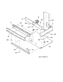 03 - Center Spacer parts for Ge Oven JT950SY1SS from AppliancePartsPros.com