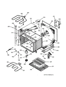 02 - Upper Body parts for Ge Oven JTP45BA1BB from AppliancePartsPros.com