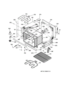 04 - Lower Body parts for Ge Oven JTP45BA1BB from AppliancePartsPros.com