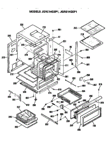 Oven parts for Ge Oven JGRS14GEP1 from AppliancePartsPros.com