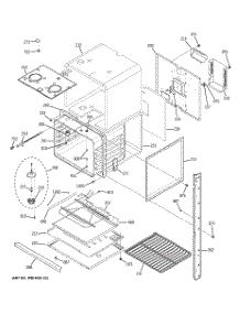 04 - Lower Oven parts for Ge Oven PK956DR1BB from AppliancePartsPros.com