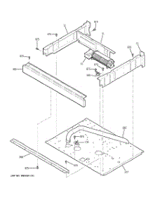 03 - Center Spacer parts for Ge Oven JTP75DP2WW from AppliancePartsPros.com