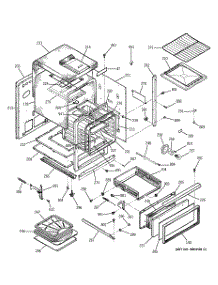 02 - Body Parts & Drawer parts for Ge Oven HMV24CEWEBB from AppliancePartsPros.com