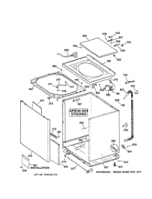 02 - Cabinet, Cover & Front Panel parts for Ge Washer WNSR3120W0AA from AppliancePartsPros.com