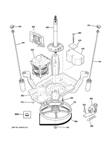 04 - Suspension, Pump & Drive Components parts for Ge Washer WPRB9220DCCC from AppliancePartsPros.com