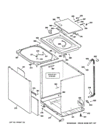 02 - Cabinet, Cover & Front Panel parts for Ge Washer WPRB9220C1CC from AppliancePartsPros.com