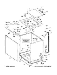 02 - Cabinet, Cover & Front Panel parts for Ge Washer WBB2090G7WW from AppliancePartsPros.com