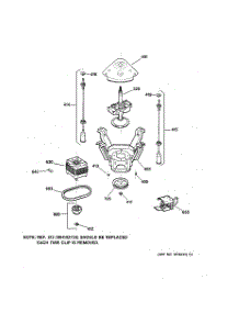 04 - Suspension, Pump & Drive Components parts for Ge Washer GNSR2090T9WW from AppliancePartsPros.com