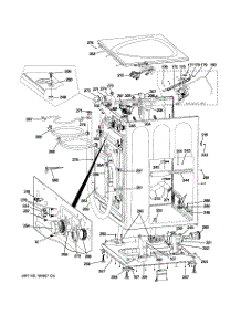 02 - Cabinet & Top Panel parts for Ge Washer WPDH8900J0MG from AppliancePartsPros.com