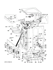 02 - Cabinet & Top Panel parts for Ge Washer WPDH8900J3WW from AppliancePartsPros.com