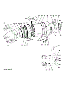 04 - Tub & Motor parts for Ge Washer WPDH8800J2MV from AppliancePartsPros.com