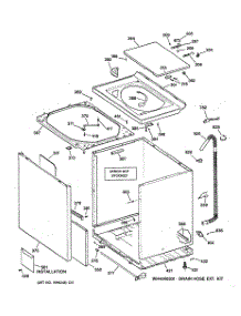 02 - Cabinet, Cover & Front Panel parts for Ge Washer WPSE3120Y1WW from AppliancePartsPros.com