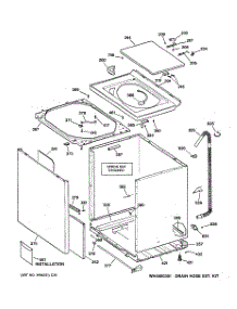 02 - Cabinet, Cover & Front Panel parts for Ge Washer WPSE7003B9WW from AppliancePartsPros.com