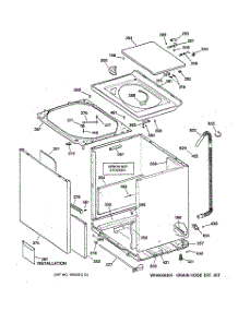 02 - Cabinet, Cover & Front Panel parts for Ge Washer WPSE7001A0WW from AppliancePartsPros.com