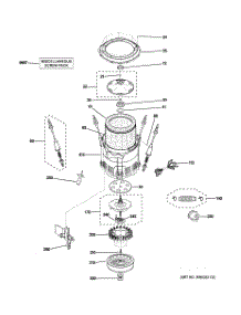 03 - Tub, Suspension & Drive Components parts for Ge Washer WPGT9150H0MG from AppliancePartsPros.com