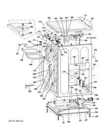02 - Cabinet & Top Panel parts for Ge Washer WHDVH680J0MR from AppliancePartsPros.com