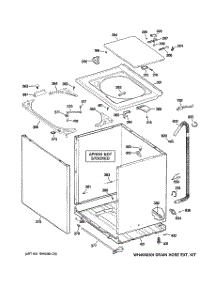 02 - Cabinet, Cover & Front Panel parts for Ge Washer GJSR2080H5WW from AppliancePartsPros.com