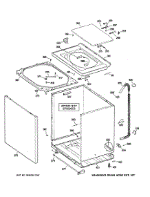 02 - Cabinet, Cover & Front Panel parts for Ge Washer WHRE5550H0WW from AppliancePartsPros.com