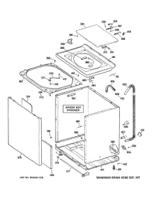 02 - Cabinet, Cover & Front Panel parts for Ge Washer WNRD2050E0WC from AppliancePartsPros.com