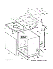02 - Cabinet, Cover & Front Panel parts for Ge Washer WCCB1030H2WC from AppliancePartsPros.com