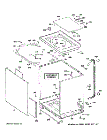 02 - Cabinet, Cover & Front Panel parts for Ge Washer WCRE6270H1WW from AppliancePartsPros.com