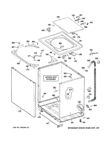 02 - Cabinet, Cover & Front Panel parts for Ge Washer WHDSR315DDWW from AppliancePartsPros.com