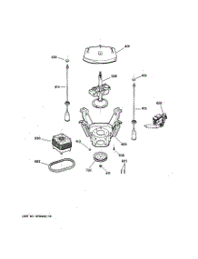 04 - Suspension, Pump & Drive Components parts for Ge Washer WHDSR209G2WW from AppliancePartsPros.com