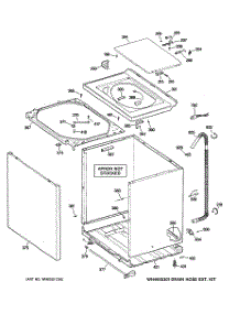 02 - Cabinet, Cover & Front Panel parts for Ge Washer GCSR2090H2WW from AppliancePartsPros.com