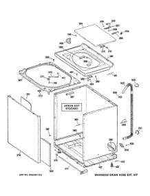 02 - Cabinet, Cover & Front Panel parts for Ge Washer WCRE6270H0CC from AppliancePartsPros.com