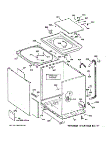 02 - Cabinet, Cover & Front Panel parts for Ge Washer WNRD2050D0WC from AppliancePartsPros.com