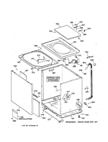 02 - Cabinet, Cover & Front Panel parts for Ge Washer WISR106CT5WW from AppliancePartsPros.com