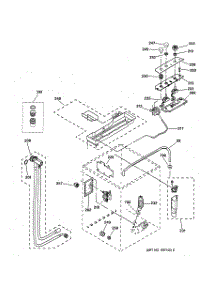 02 - Controls & Rear Panel Parts parts for Ge Washer WSKP2060TA from AppliancePartsPros.com